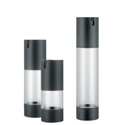 Factory Price Shiny Silver Color 15ml, 30ml, 50ml Skincare Packaging Luxury Airless Bottle 2022