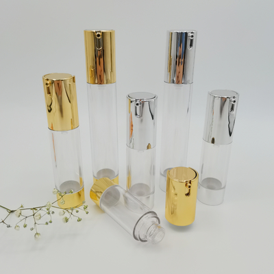 15ml 20ml 30ml Slim Airless Pump Bottle For Cosmetic Packaging