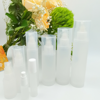 Frosted Plastic Cosmetic Bottle Set 5ml 10ml 15ml 50ml 100ml For Skin Care Packaging