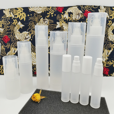 Frosted Plastic Cosmetic Bottle Set 5ml 10ml 15ml 50ml 100ml For Skin Care Packaging