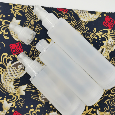 Frosted Plastic Cosmetic Bottle Set 5ml 10ml 15ml 50ml 100ml For Skin Care Packaging