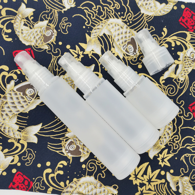 Frosted Plastic Cosmetic Bottle Set 5ml 10ml 15ml 50ml 100ml For Skin Care Packaging