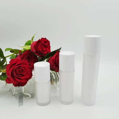 15ml 30ml 50ml For Skin Care Round Rotary Double Wall Airless Pump Bottle
