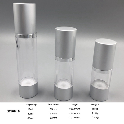 Spray Actuator or Lotion Actuator Aluminum Cap Shoulder Base Airless Bottle