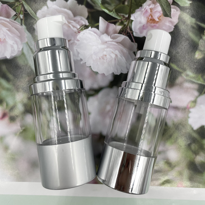 Spray Actuator or Lotion Actuator Aluminum Cap Shoulder Base Airless Bottle