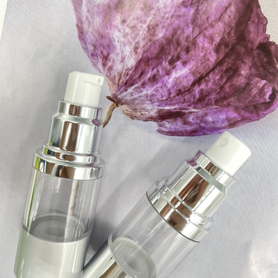 Spray Actuator or Lotion Actuator Aluminum Cap Shoulder Base Airless Bottle