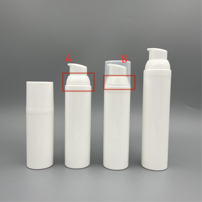 30ml 50ml 75ml 100ml PP Snap On Airless Bottle For Skin Care Container