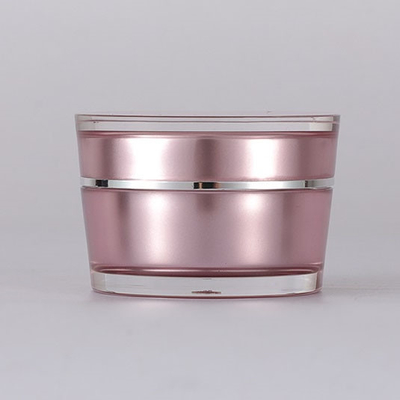 15g 30g 50g 75g Luxury Round bevel shape Empty Acrylic Cream Jar Cosmetic Packaging For Cosmetic With Lid