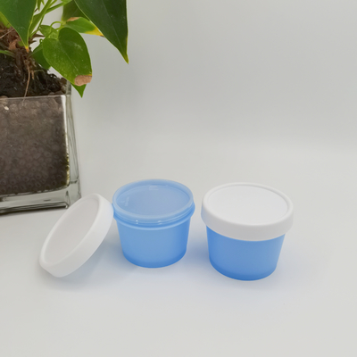 Mono Material PP Cosmetic Jar 50ml 100ml 200ml 250ml Ice-cream Cup Shape Personal Care Jar