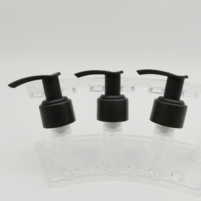 Matt Finish PP Plastic Lotion Pump Black Color 24/410