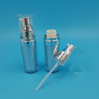 PMMA Round Shape Acrylic Lotion Bottle 15ml 30ml 50ml 100ml 120ml