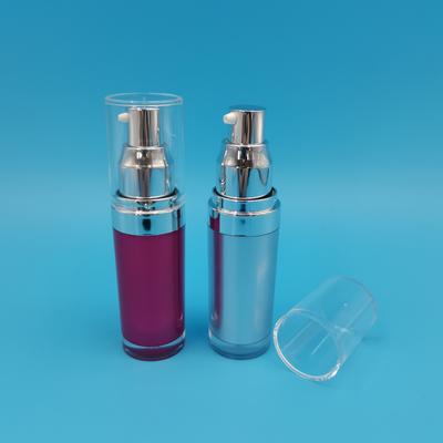 PMMA Round Shape Acrylic Lotion Bottle 15ml 30ml 50ml 100ml 120ml