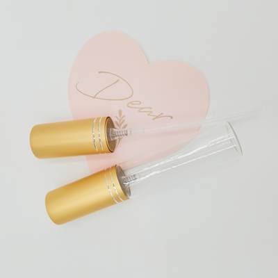 10ml 15ml 20ml 25ml 30ml Tube Glass Bottle With Aluminum Perfume Sprayers