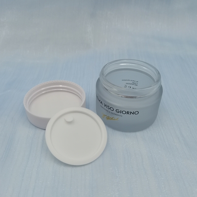 50g Glass Jar Matt Color For Cosmetic