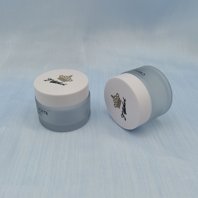 50g Glass Jar Matt Color For Cosmetic