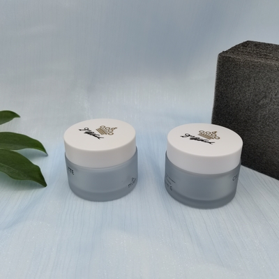 50g Glass Jar Matt Color For Cosmetic