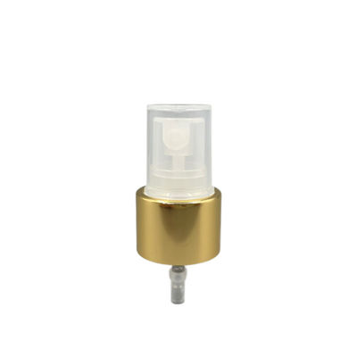 Gold Fine Mist Pump Sprayer 20/410 Aluminum Closure 0.12ML 0.16ML