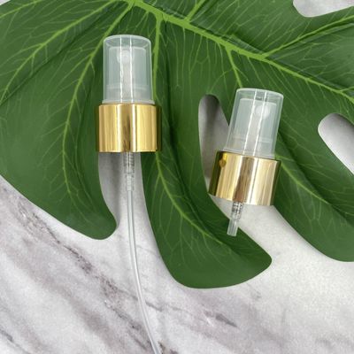 Lotion Fine Mist Sprayer Pump 24/410 Alu Closure PE Gasket With PP Cap