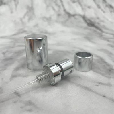 Refillable Perfume Pump Sprayer 15/400 0.07ML 0.09ML Dosage With Silver Collar