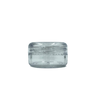 Portable Small Plastic Cosmetic Jars Trial Set Eye Cream 3g 5g 8g Metallized