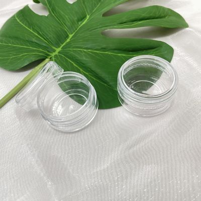 Portable Small Plastic Cosmetic Jars Trial Set Eye Cream 3g 5g 8g Metallized