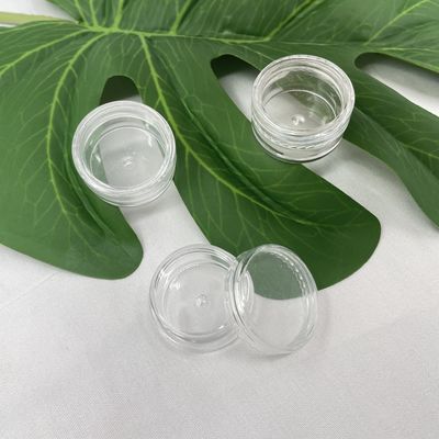 Portable Small Plastic Cosmetic Jars Trial Set Eye Cream 3g 5g 8g Metallized