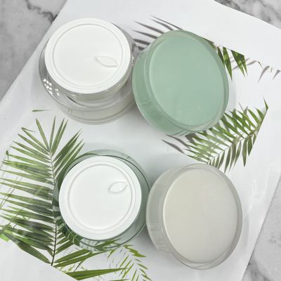 Cosmetic Jar 15g 30g 50g Round Empty Acrylic Cream Jar Face Cream For Skin Care