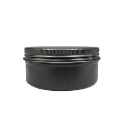 Matt Black Aluminium Tin Jars 150ml Customized Color leakproof