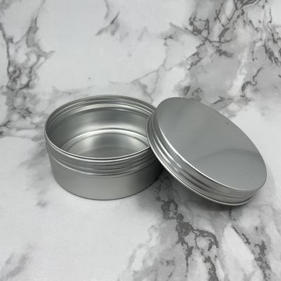 Candy Aluminium Tin Jars 250ml Metal Cans With Screw On Lids