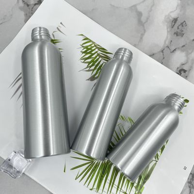 Anti UV Aluminum Cosmetic Bottle Sealing 100ml 150ml With Label