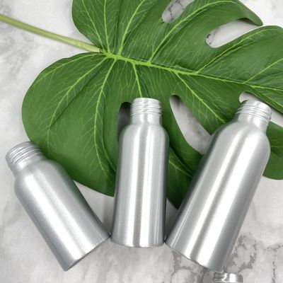 Anti UV Aluminum Cosmetic Bottle Sealing 100ml 150ml With Label