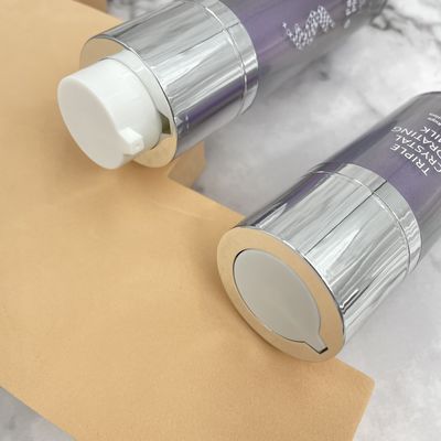 15ml 30ml 50ml For Skin Care Round Rotary Double Wall Airless Pump Bottle
