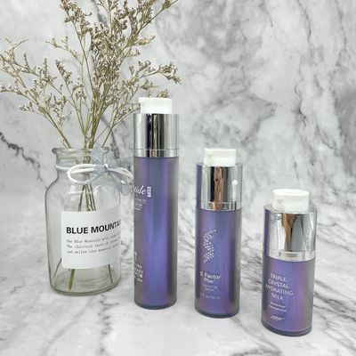 15ml 30ml 50ml For Skin Care Round Rotary Double Wall Airless Pump Bottle