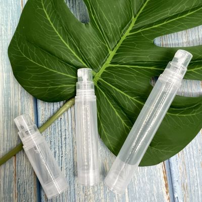 Airless Small Spray Pump Bottle 10ml 15ml Plastic Customized Color