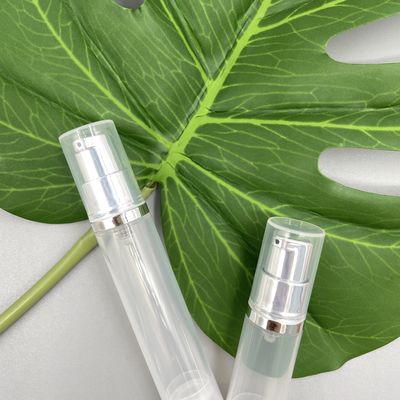 PP Mini Pump Spray Bottle 10ml 15ml Screw Closure Cosmetic Lotion