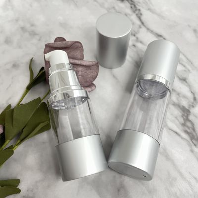 Spray Actuator or Lotion Actuator Aluminum Cap Shoulder Base Airless Bottle