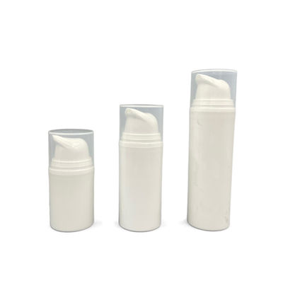 Snap On Airless Pump Packaging 15ml PP Skin Care Bottle environmental friendly