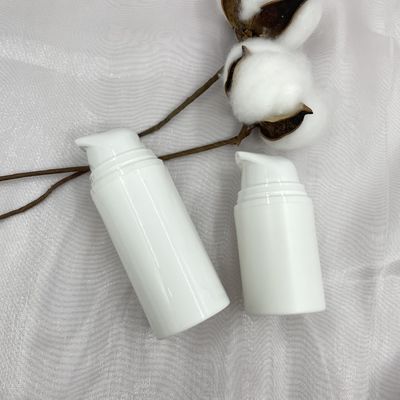 Snap On Airless Pump Packaging 15ml PP Skin Care Bottle environmental friendly