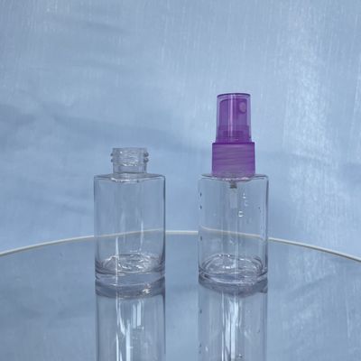 Luxury Clear PETG Cosmetic Bottle Portable 30ml Leakproof For High End Brand