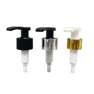24/410 Gold Aluminum closure 28/410 Silver Aluminum closure lotion pump twist lock  XY01-4