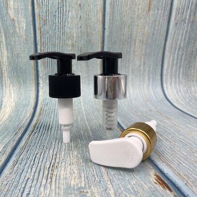 24/410 Gold Aluminum closure 28/410 Silver Aluminum closure lotion pump twist lock  XY01-4