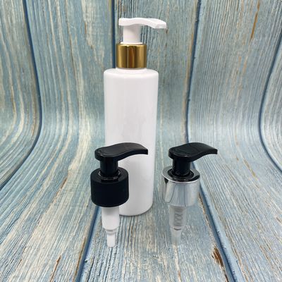 24/410 Gold Aluminum closure 28/410 Silver Aluminum closure lotion pump twist lock  XY01-4