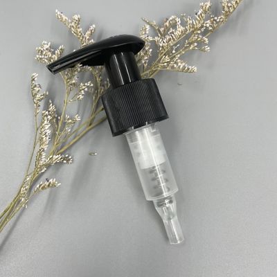 Black Lotion Dispenser Pump Soap 1.2CC Smooth / Ribbed Closure 28/400 28/415
