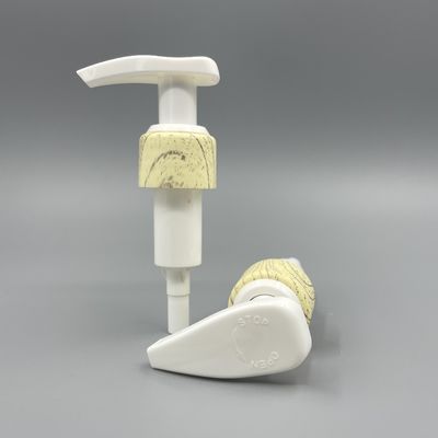 Spring outside 2CC Dispenser lotion pump wooden pattern closure  XY02-6