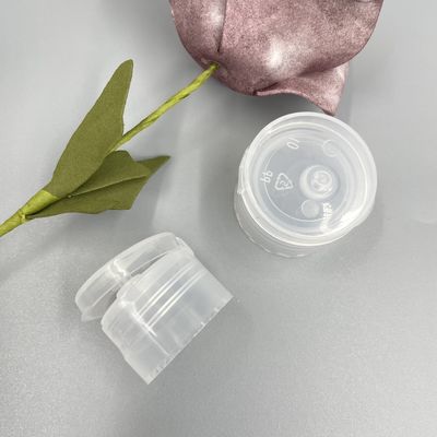 Rigid Plastic Disc Top Flip Cap Screw 20/410 Ribbed / Smooth Finishing