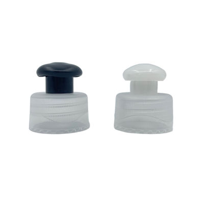 28/410 Push Pull Screw Cap Bottle Plastic Cover Ripple Pattern