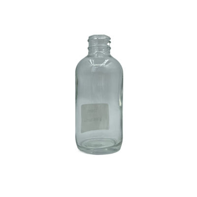 120ml Round Glass Cosmetic Bottles Customized Color For Personal Care