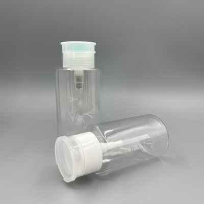 PET Plastic Nail Polish Remover Pump Bottle Suitable 150ml 180ml Silk Screening