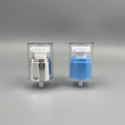 Powder Cream Pump Dispenser 20/410 MS Cap Silver Metallized Closure 0.25ML Dosage