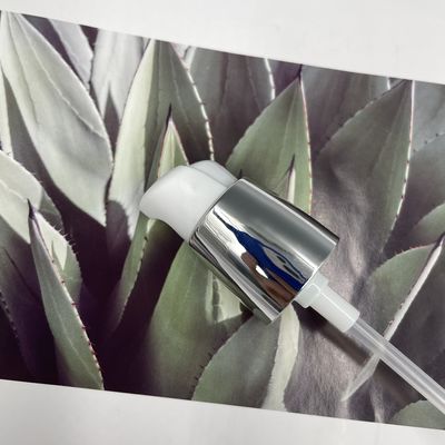 Silver Plastic Treatment Pump 0.2ML/T Hand Moisturiser 20/410 Metallized Closure